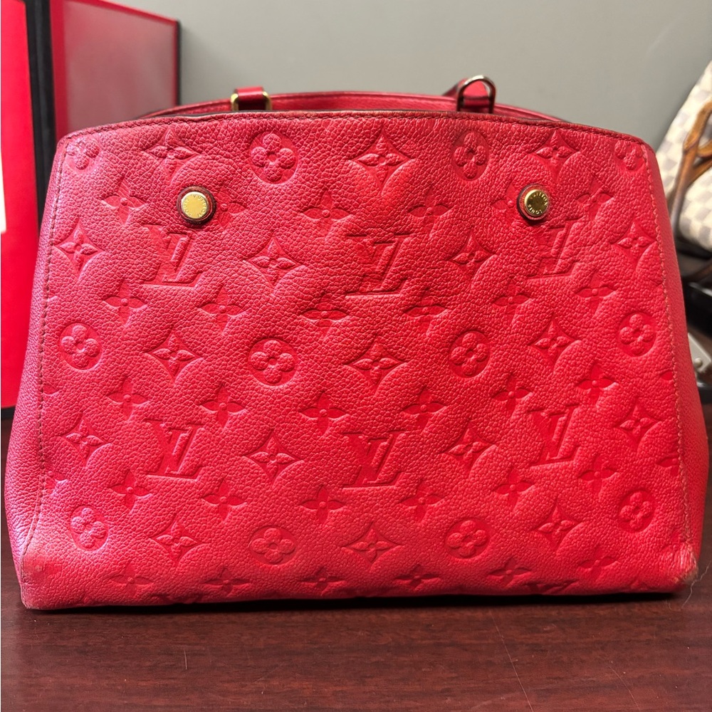 Louis Vuitton Red Satchel